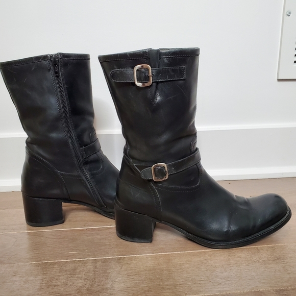 Santana Canada Shoes - Santana Canada black leather boots